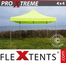 Schnellbauzelt FleXtents Xtreme 4x4m Neongelb/Grün
