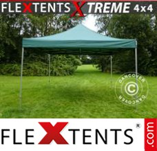 Schnellbauzelt FleXtents Xtreme 4x4m Grün