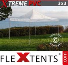 Schnellbauzelt FleXtents Xtreme 3x3m Transparent